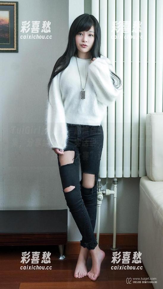 TuiGirl推女郎 - 赵惟依的天使系列作品集，分享给你们，实话说，她才是真正的“羽毛球大赛”选手！