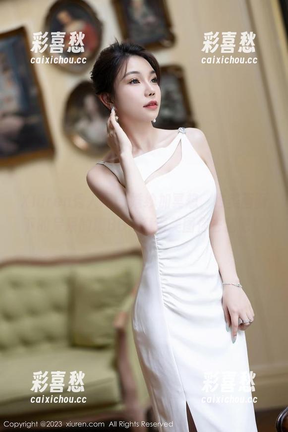 Xiuren秀人网 - 婚纱加冥想，唯美画面下的呆呆的瑞BB，高清美图你去猜吧！