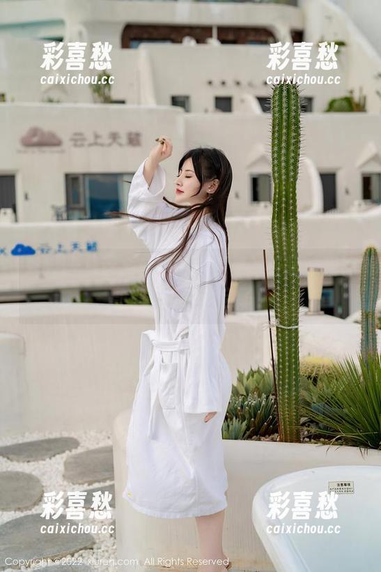 秀人网-筱慧 秀人网 - 这全套眼镜写真里的筱慧,眼神直接戳心,太会了!