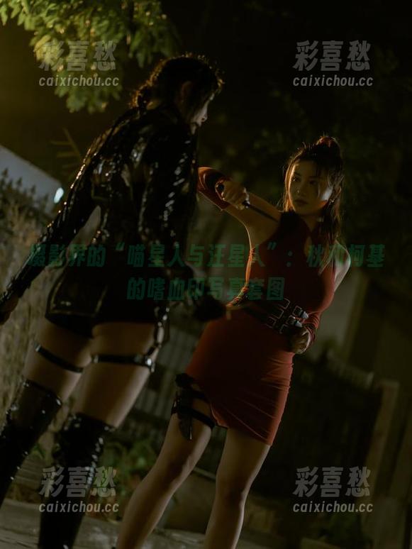 秋和柯基 摄影界的“喵星人与汪星人”:秋和柯基的嗜血印写真套图